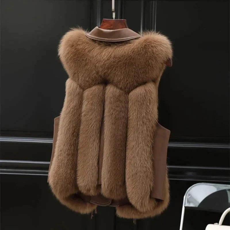 Lucia Fur Vest
