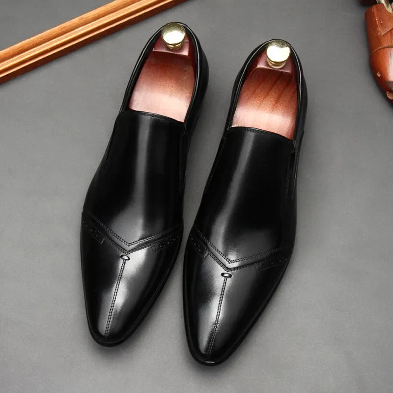 Zion Genuine Leather Loafers