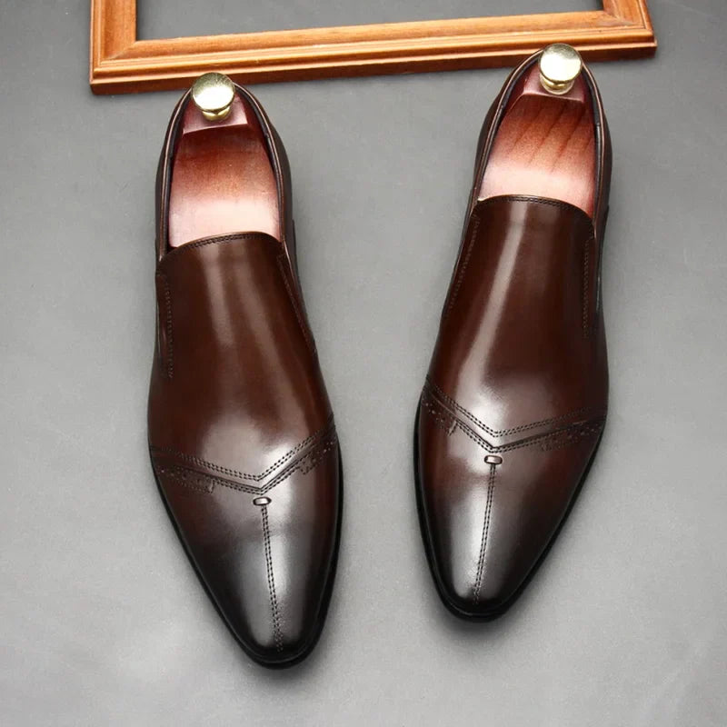 Zion Genuine Leather Loafers