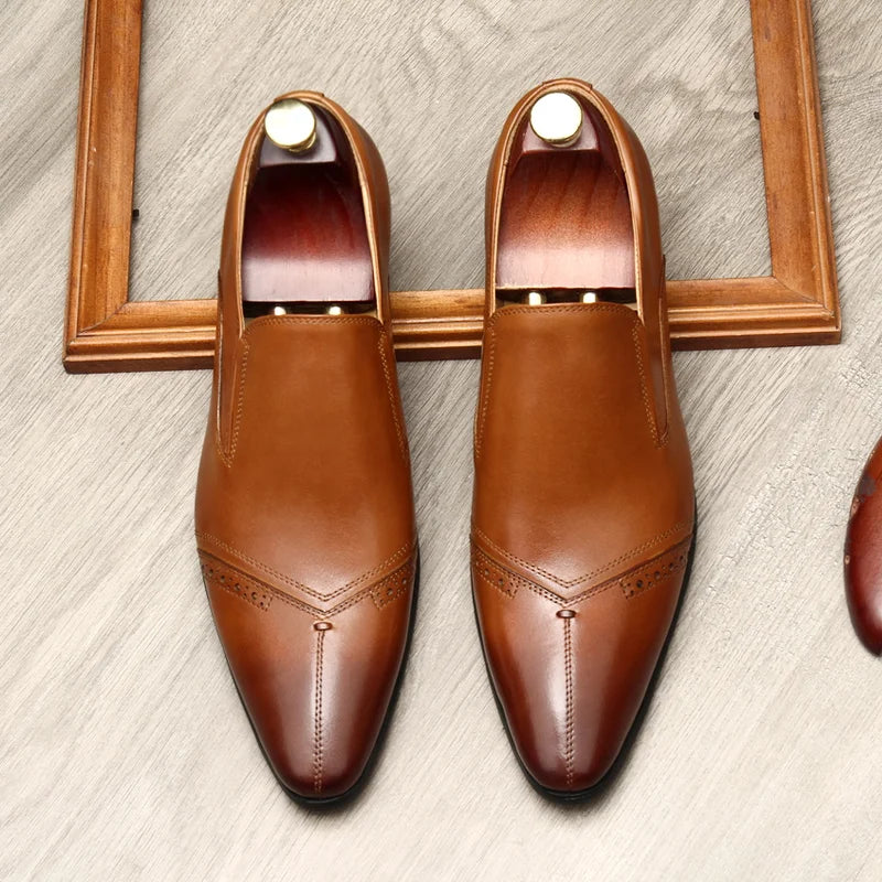 Zion Genuine Leather Loafers