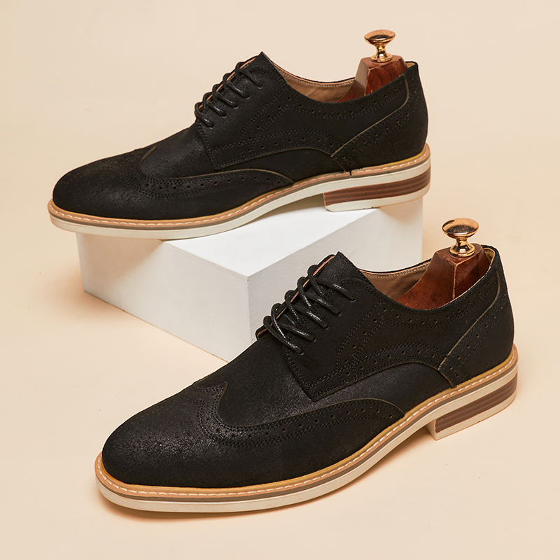 Zaviar Genuine Leather Shoes