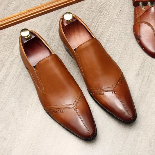 Zion Genuine Leather Loafers