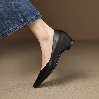 Lyra Genuine Leather Flats