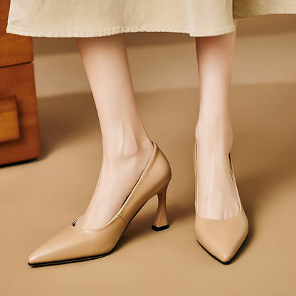 Lior Genuine Leather Heels