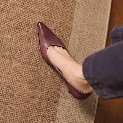 Ayra Genuine Leather Heels