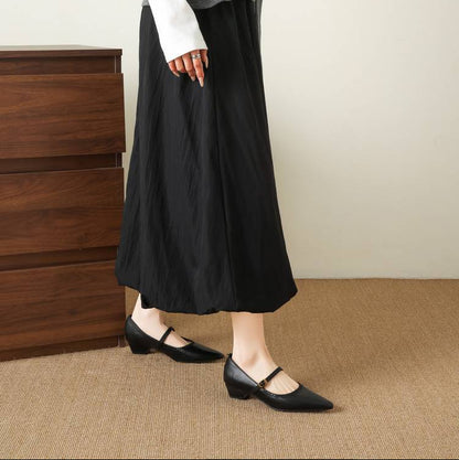 Zora Genuine Leather Heels