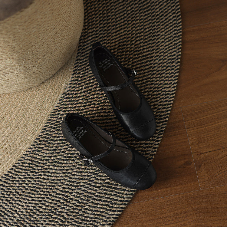 Bruna Genuine Leather Flats