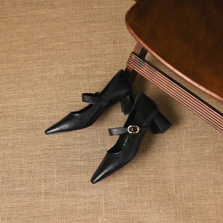 Nessa Genuine Leather Heels