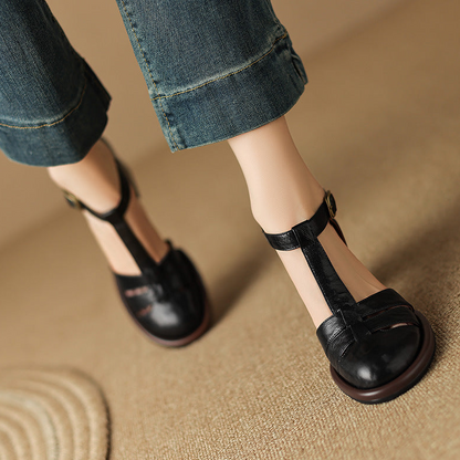 Atley Genuine Leather Heels