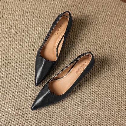 Bria Genuine Leather Heels