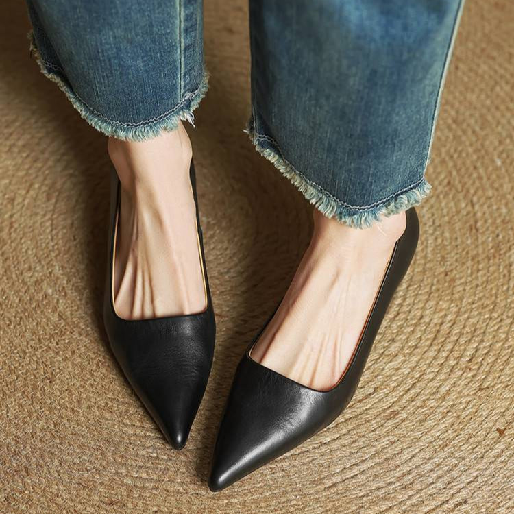 Loria Genuine Leather Heels