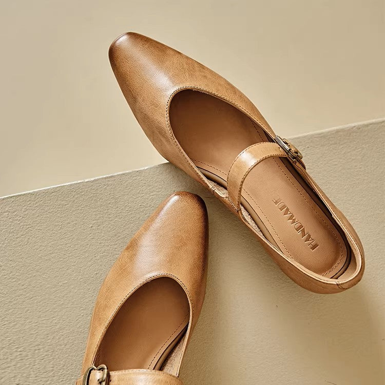 Roxel Genuine Leather Flats