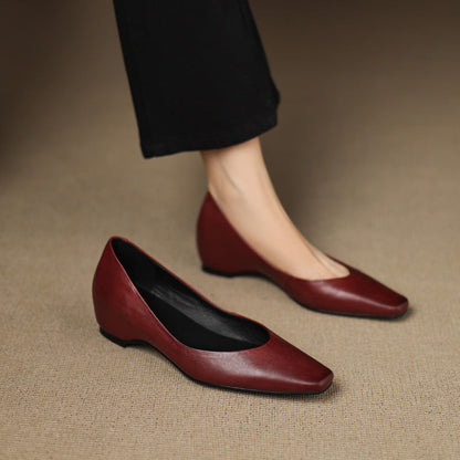 Lyra Genuine Leather Flats