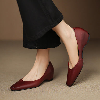 Lyra Genuine Leather Flats