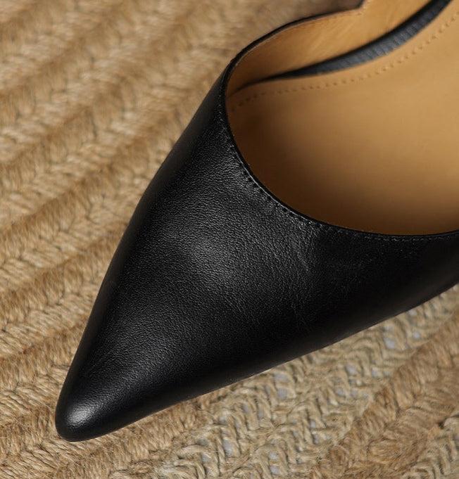 Carlen Genuine Leather Heels