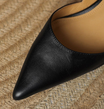 Carlen Genuine Leather Heels