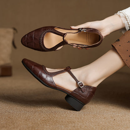 Kelly Genuine Leather Heels