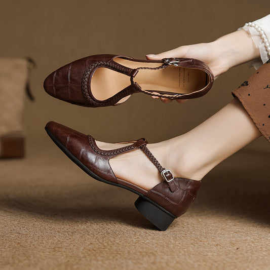 Kelly Genuine Leather Heels