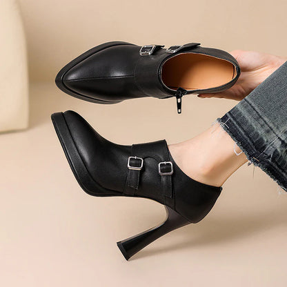 Celena Genuine Leather Heels