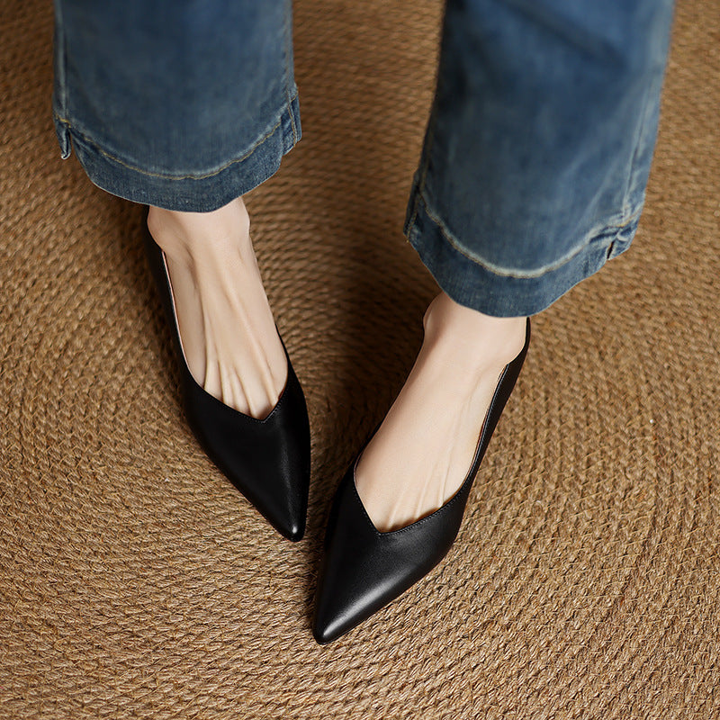 Elan Genuine Leather Heels