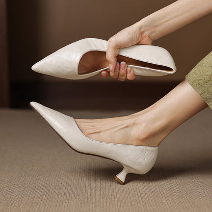 Kolen Genuine Leather Heels