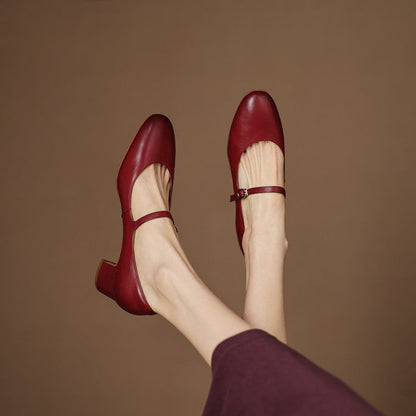 Cadrel Genuine Leather Pumps