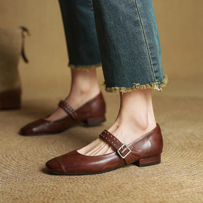 Elry Genuine Leather Shoes