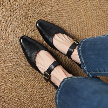 Maira Genuine Leather Heels