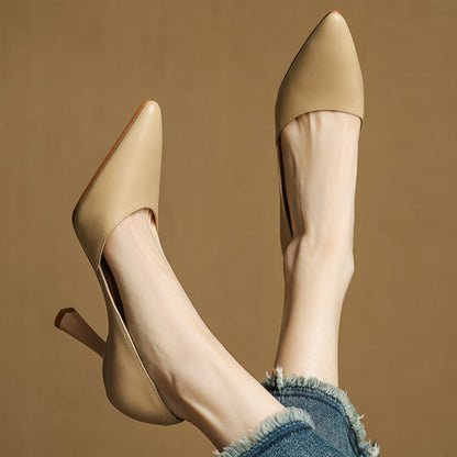 Liana Genuine Leather Heels