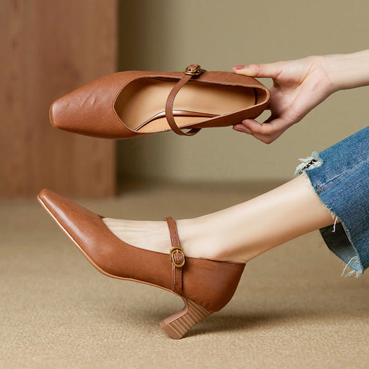 Estel Genuine Leather Heels