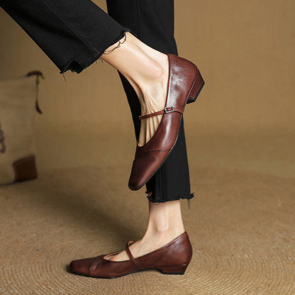 Velin Genuine Leather Pumps