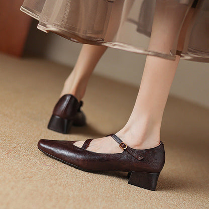 Orida Genuine Leather Heels