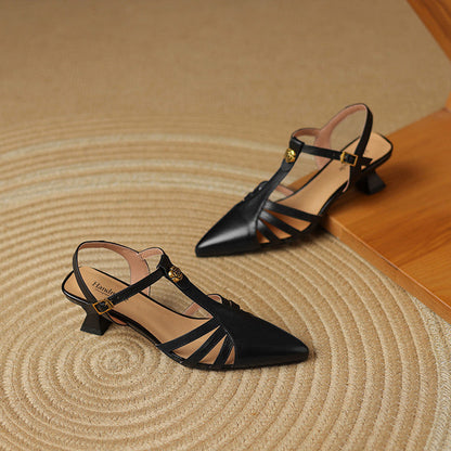 Viara Genuine Leather Heels