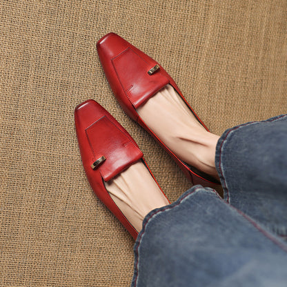 Dalia Genuine Leather Loafer Pumps