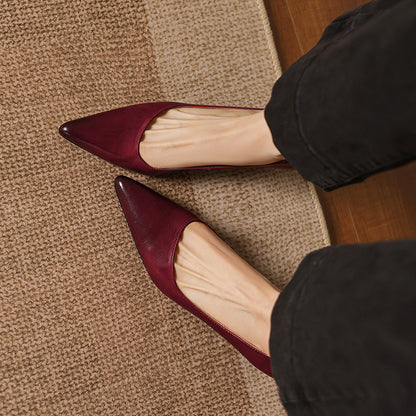 Ayra Genuine Leather Heels