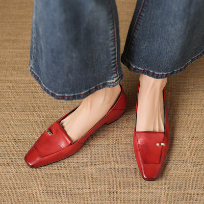 Dalia Genuine Leather Loafer Pumps