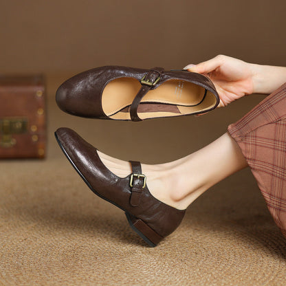 Elva Genuine Leather Shoes