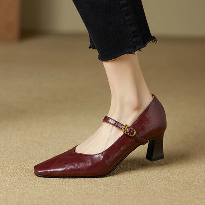 Estel Genuine Leather Heels