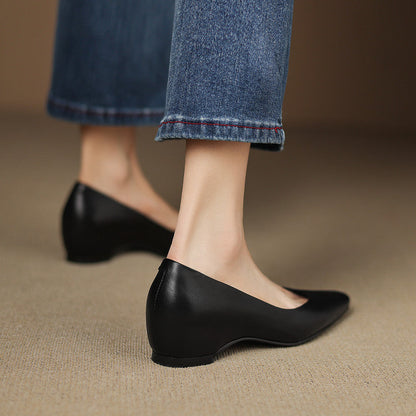 Lyra Genuine Leather Flats