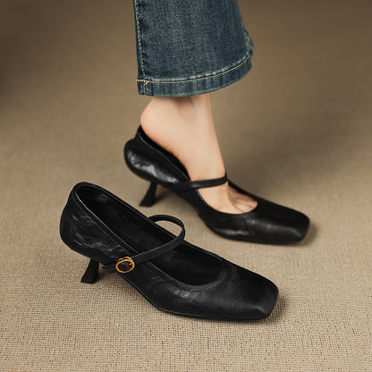 Kedy Genuine Leather Heels