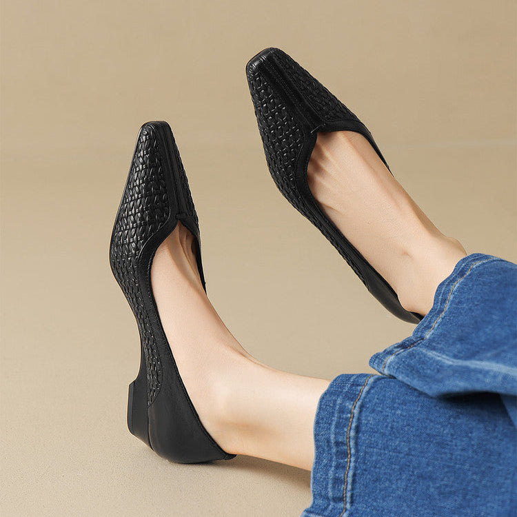 Morissa Genuine Leather Heels