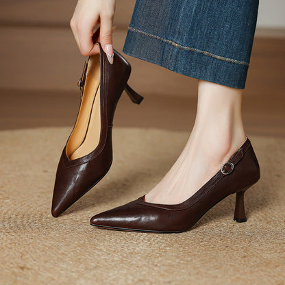 Corva Genuine Leather Heels