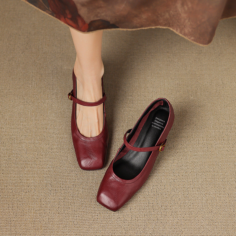 Kedy Genuine Leather Heels