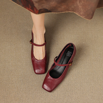 Kedy Genuine Leather Heels