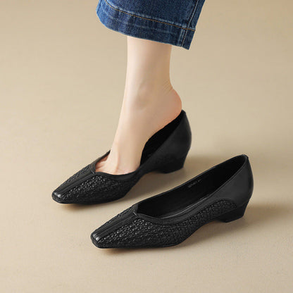 Morissa Genuine Leather Heels