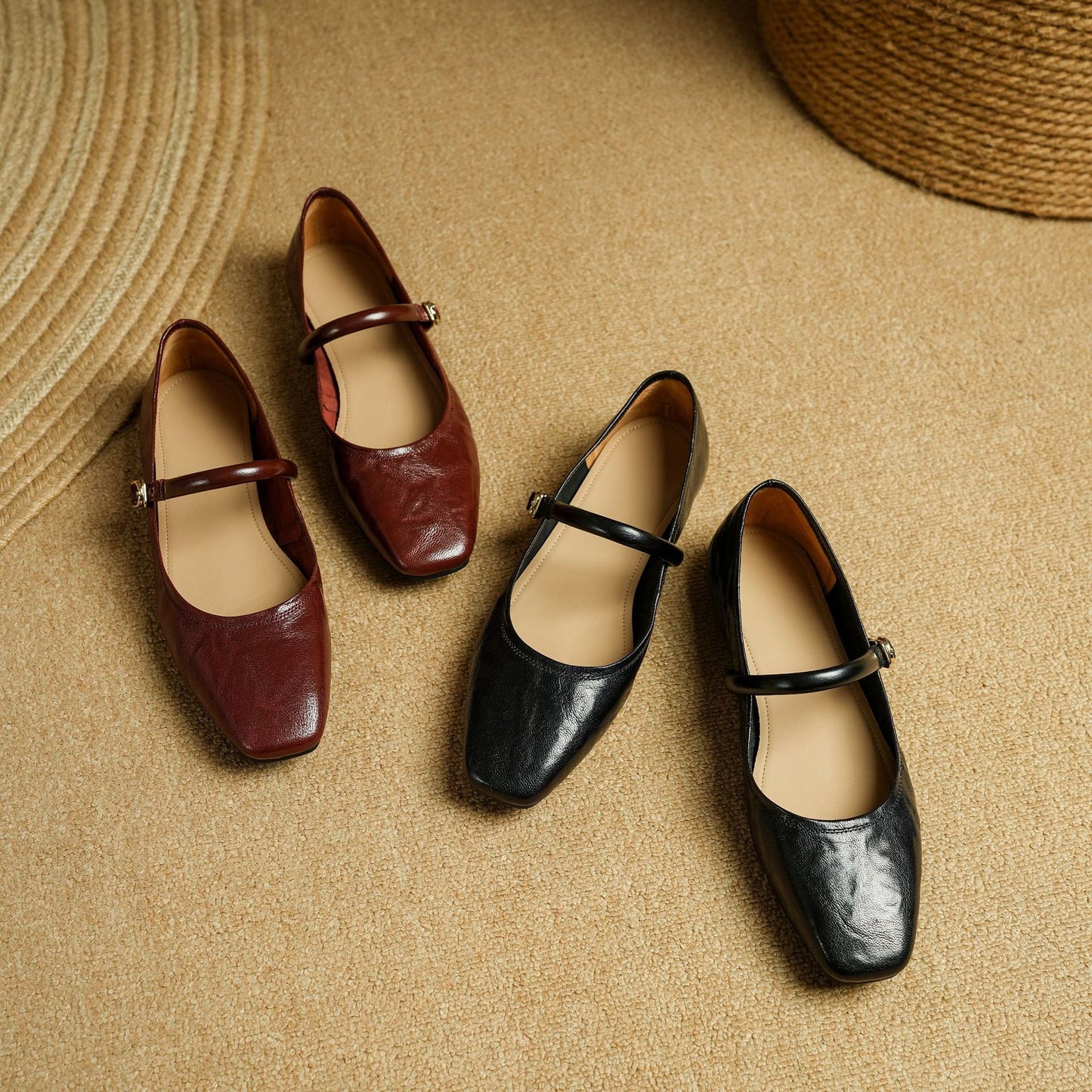 Islae Genuine Leather Flats