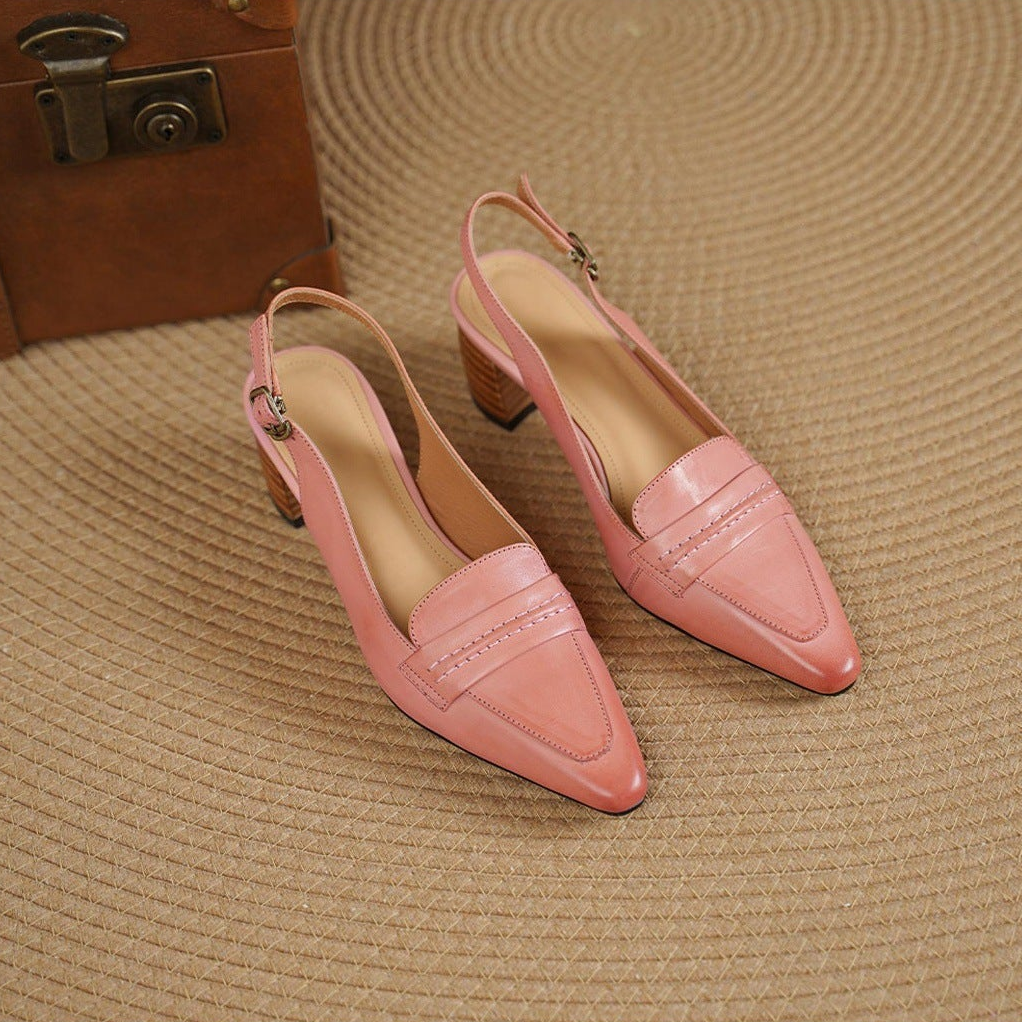 Zoryl Genuine Leather Heels