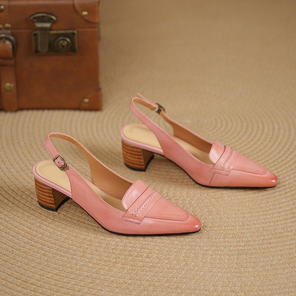 Zoryl Genuine Leather Heels