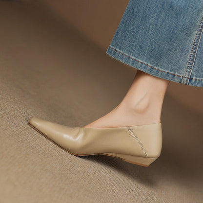 Amira Genuine Leather Flats