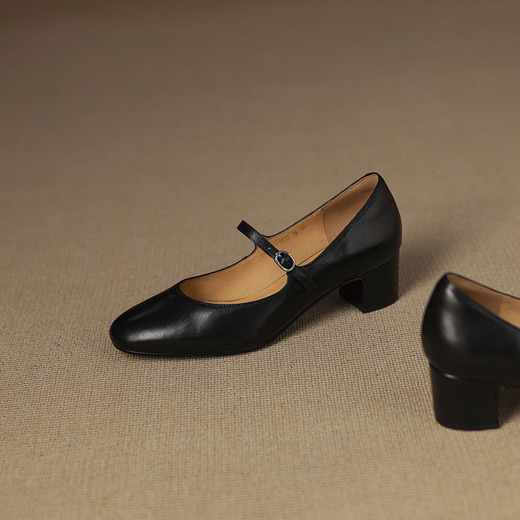 Cadrel Genuine Leather Pumps